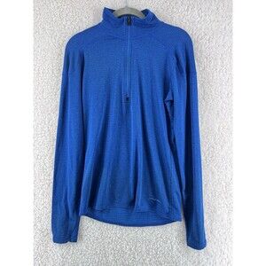 Patagonia Men's Size Small Waffle Knit Mid Weight Pullover Polartec 1/4 Zip